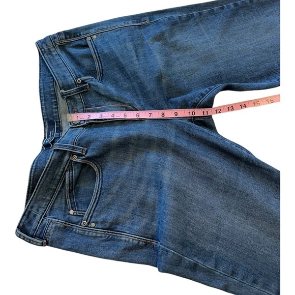 Tommy Bahama Island Straight Leg Dark Wash Medium Rise Denim Jeans - Size 14 - Picture 12 of 13